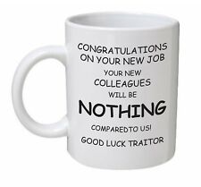Funny Colleague Leaving Present Gift Mug Good Luck Coworker Farewell New Job