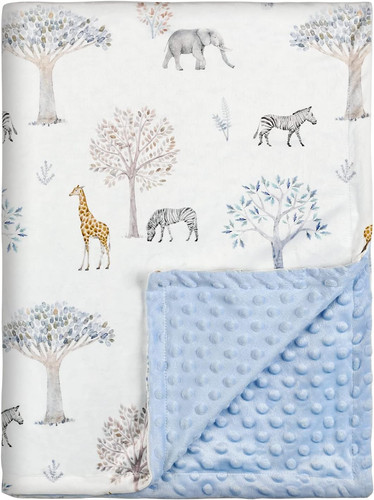 Soft plush baby blanket for - soft,