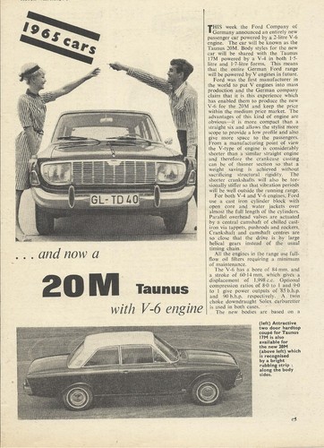 Ford taunus 20m - taunus, original