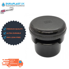 110MM PUSH FIT , Universal Air Admittance Valve  | Black | Free postage
