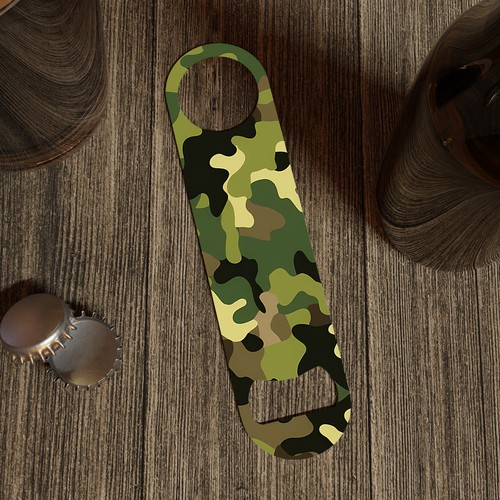 Camouflage bar blade bottle - bar,