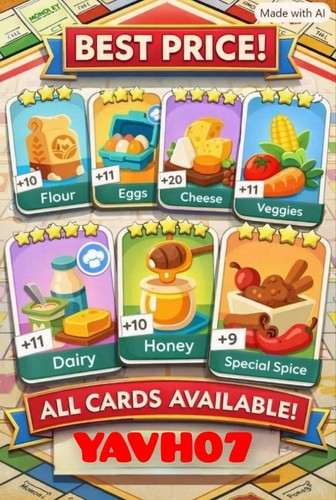 Monopoly stickers set 11 - stickers,