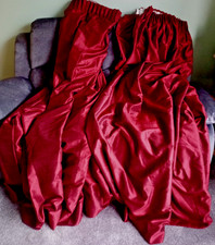 Huge curtains double width in
