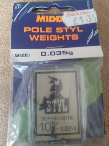 Middy pole weights 35g - pole, 0.35g