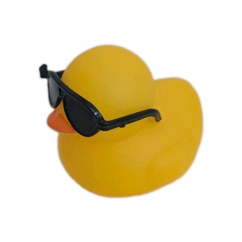Yellow rubber duck with - rubber,