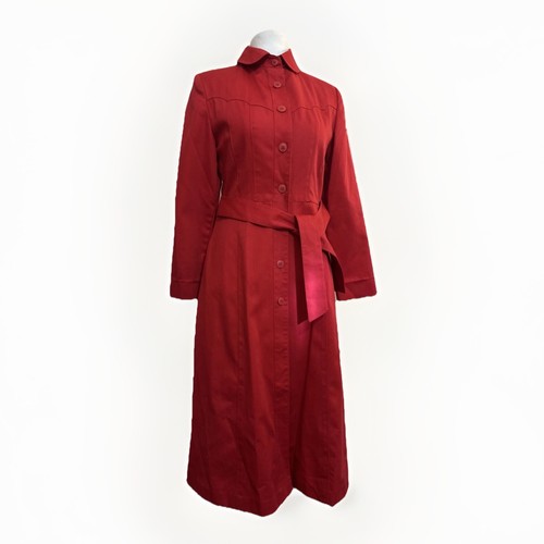 Braetan red trenchcoat - red, vintage
