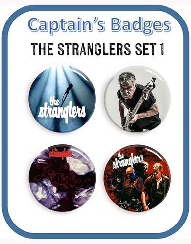 Set the stranglers badges - the,