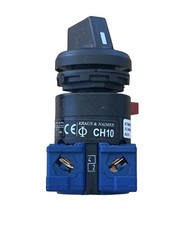 Kraus & Naimer CH10 20A 3 Position Rotary Cam Switch 600v Panel Isolator