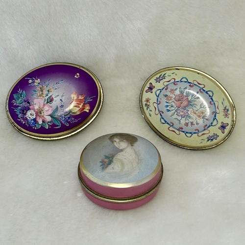 Vintage small tins - 3x, the