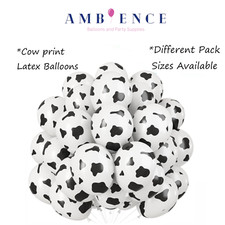 Cow Print Animal Balloons Farm Birthday Party Helium Air Sheep Horse Pig Tractor