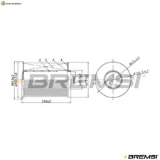 AIR FILTER FA0204 FOR MAZDA