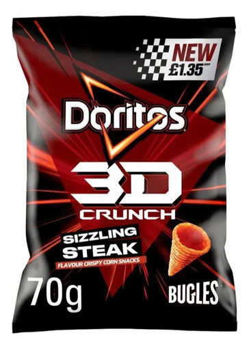 Doritos crunch sizzling - crunch,