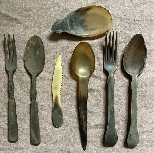 Job lot antique horn - job,