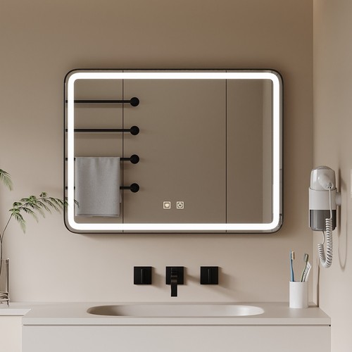 Anti fog bathroom - bathroom, wall