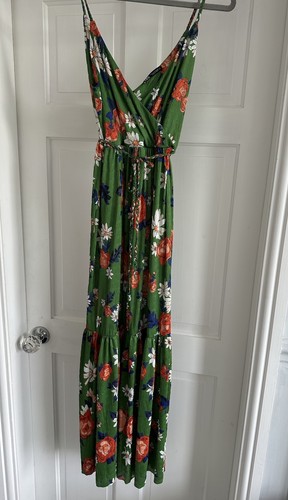 Zara green floral - green, maxi