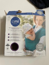 Izmi Bamboo Wrap Navy Blue Baby Carrier Sling For Babies Weighing 2.3kg - 9kg