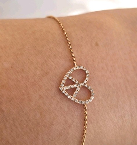 Pretty 18ct rose gold 25ct - 18ct,