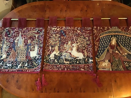 Medieval tapestry the - the, lady