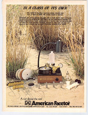 Vtg Print Ad American Facetor