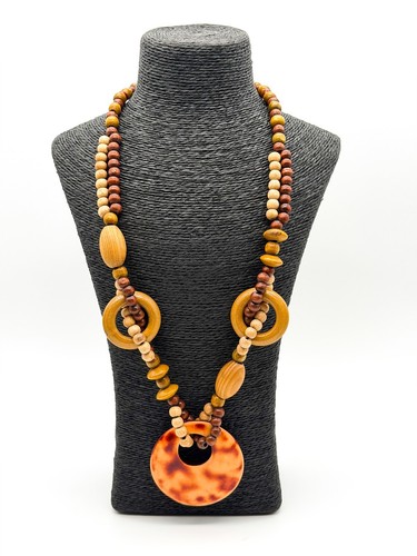 Boho wood resin - boho, statement