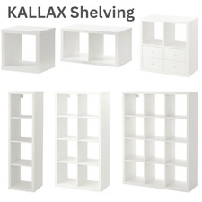 Ikea kallax white shelving - kallax,