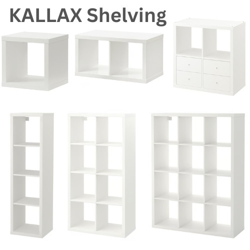 Ikea kallax white shelving - ikea,