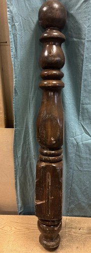 Vtg salvage turned pine wood - salvage,