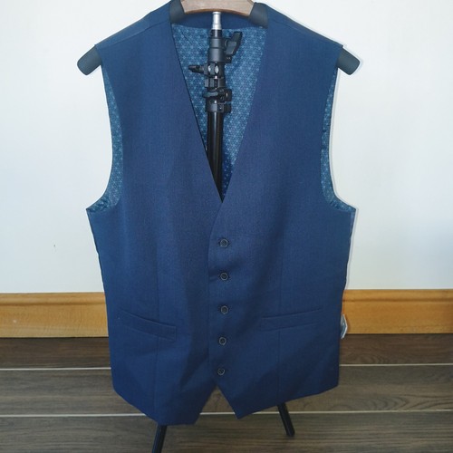 Skopes mens blue waistcoat 38r - mens,