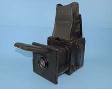 1920s Ensign Special Reflex SLR camera outfit with Aldis Butcher f/4.5  6" lens.