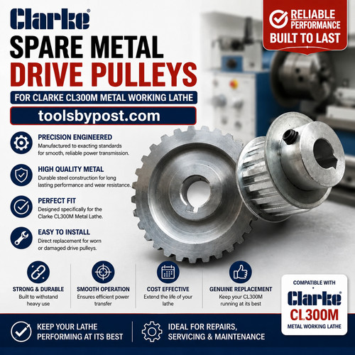 Spare metal drive pulleys - spare,