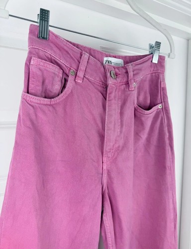 Zara pink high waisted wide - zara,