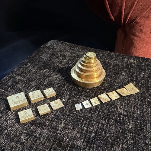 Antique c1900 brass - antique, apothecary