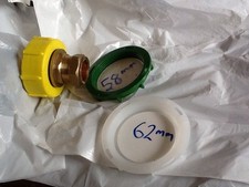 IBC 15mm COPPER IBC STILLAGE TANK 58-62mm Fine Thread TAP Reducer WATER