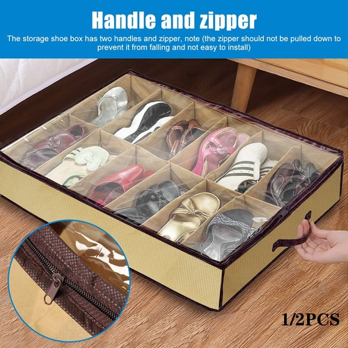 2pcs pairs under bed shoe - 2pcs,