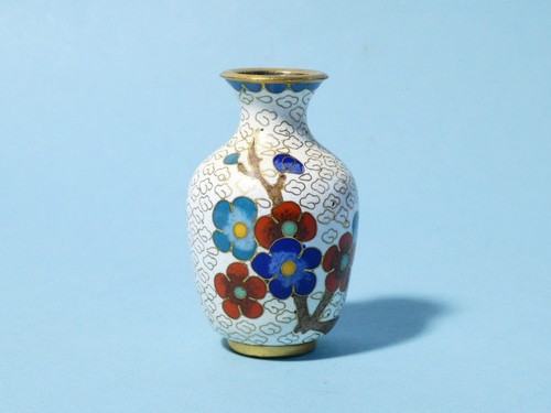 Cloisonne enamel miniature - cloisonne,