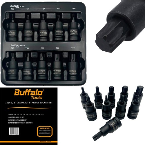 Impact torx bit sockets set - sockets,