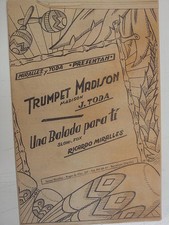combo band parts TRUMPET MADISON  /  UNA BALADA PARA TI