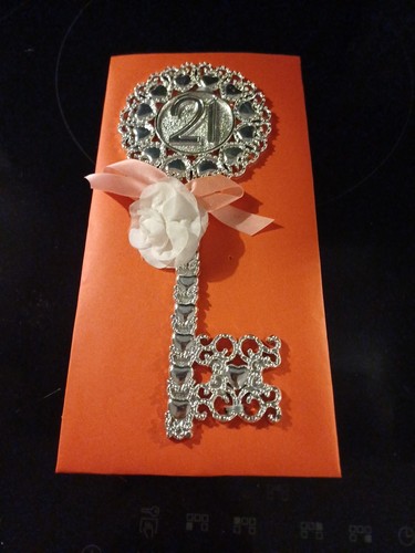 21st birthday key - key, on