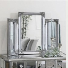 Ornate Vintage Silver Triple