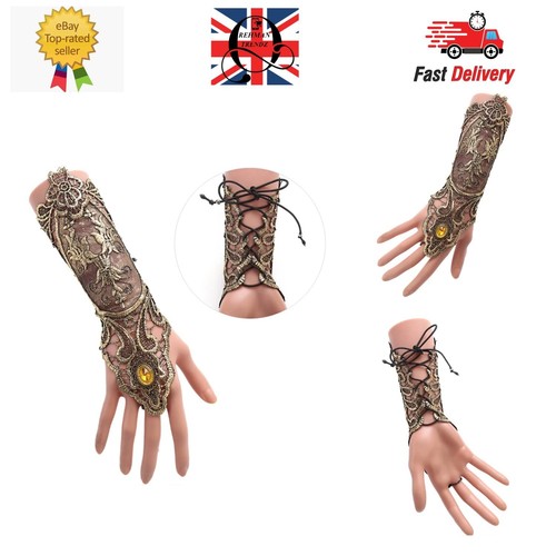 Lace cuff gloves gothic - lace,