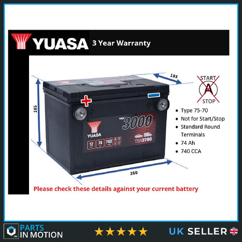 Battery fits pontiac - fits,