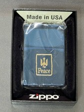 Zippo Peace Acoustic Blue