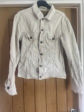 Levi’s 70500 Men’s Womens Unisex Cream Cord Button Jacket Size Medium