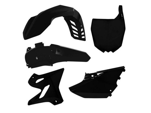 Tech black plastic kit - plastic, kit/5
