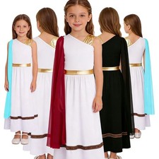 Kids Girls Robes Greek Costume