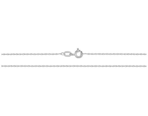 Treasure house white gold - house, 9k