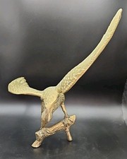 Large Vintage Brass Eagle Bird