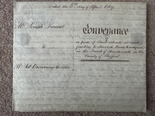 Victorian 1869 Indenture