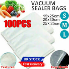 Vacuum Sealer Bags Pouches Food Storage Bags Textured Strong Seal Embossed Vac
