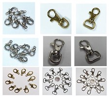 Silver & Gold Lobster Swivel